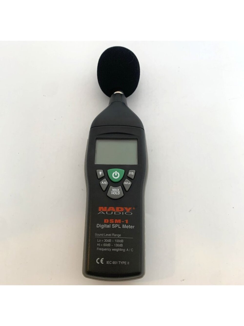 Nady DSM-1 Digital SPL Sound Level Meter dB Meter Tested Working w/Case
